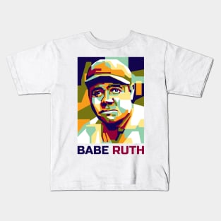 Abstract Popart Babe Ruth Kids T-Shirt